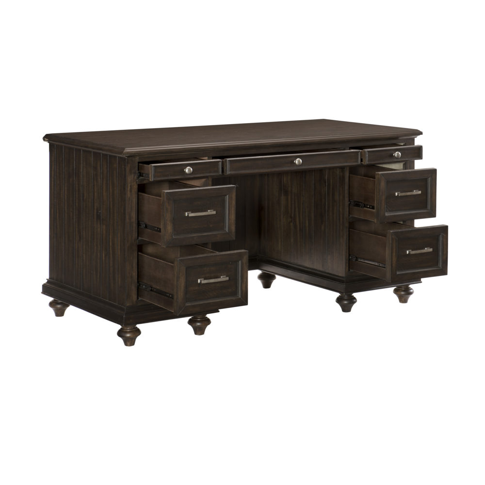 Transitional Charcoal Desk - Arrow Furniture