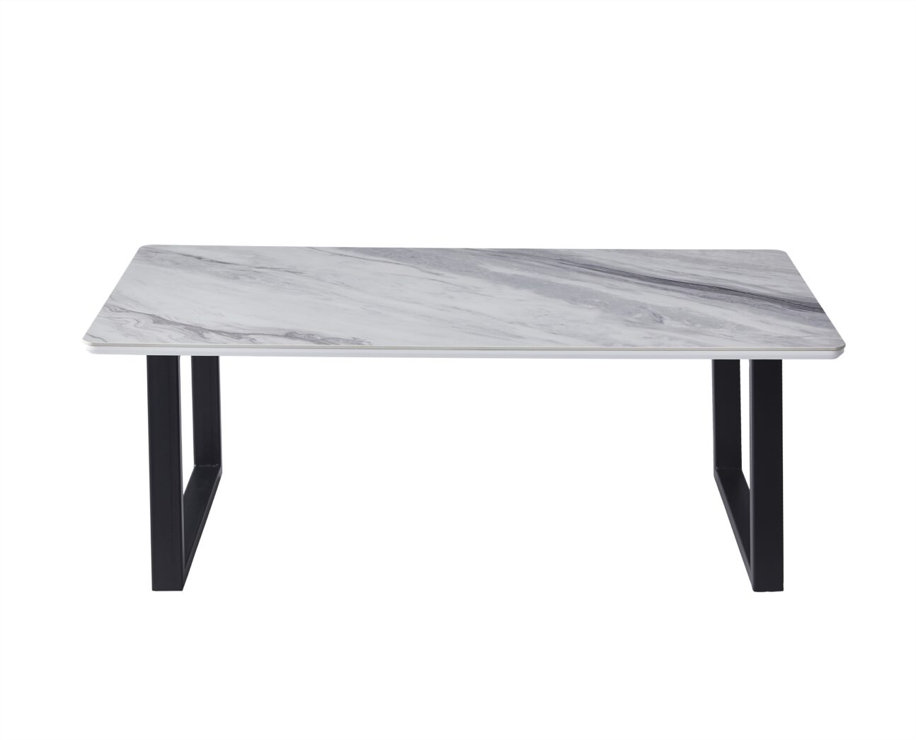 Modern Stone and Metal Occasional Tables - Image 2